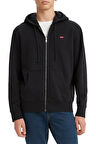 Levi's Erkek Fermuarlı Kapüşonlu Siyah Sweatshirt - A4915-0001