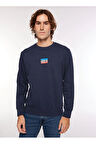 Levi's Erkek Bisiklet Yaka Mavi Sweatshırt - A2824-0006