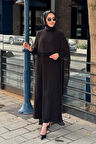 NURCAN ÇETİN Abaya 10611 Siyah