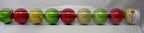 YILBAŞI 9'LU BORU TOP SÜS YEŞİL-KIRMIZI-SARI