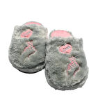 SİA ÇANTA EVA TABAN COMFORTLİNE KAYDIRMAZ HALI TERLİĞİ KÜRKLÜ KALPLİ PARMAK ŞIKLATAN DESEN ÜŞÜMEYEN AYAKLAR KADIN TERLİK