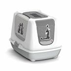 Moderna Trendy Love Kapalı Kedi Tuvaleti 57 cm