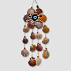 Uretti - Tuğba 6667 - Dekoratif Nazar Boncuklu Duvar Süsü - Mor