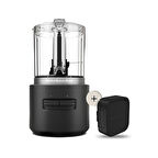 KitchenAid Go 5KFCR531BM Kablosuz Mutfak Robotu Bataryalı Siyah