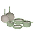 Berghoff Leo Balance 10 Parça Tencere Seti Sage
