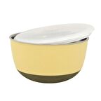 Duvo+ With Lid Bowl Mama Ve Su Kabı 2900ml Yellow