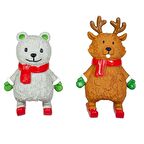 Duvo+ Latex Yılbaşı Figürleri Köpek Oyuncağı 16cm - 19cm