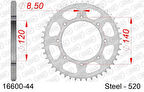 AFAM REAR STEEL SPROCKET #520 16600-44