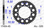 AFAM SUZUKI GSX-R 600 ALUMİNYUM ARKA DİŞLİ #520 17404-45