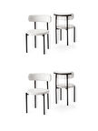 Alfa Metal Mutfak Sandalyesi 4 Lü Set 