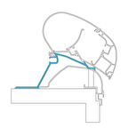 Dometic PR2000 Hobby 2014- Tente Montaj Braketi