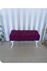 Lüks Yarım Sandıklı Kapitoneli Dekoratif Puf Bench 120cm