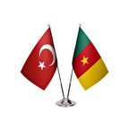 Kamerun İkili Masa Bayrağı