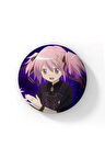 Puella Magi Madoka Magica Temalı 1 Adet Rozet 58 Mm