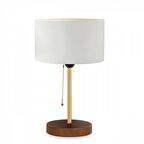 North Home Kumaş Başlıklı Abajur Yatak Odası Gece Lambası Salon Aydınlatma 