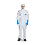 Tyvek® 500 Xpert Başlıklı Kimyasal Koruyucu Tek KullanımlıkTulum Ecopack M