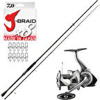 Daiwa Ballistic 274cm 14-42gr - Daiwa Exceler 23 LT 3000 Spin Olta Seti