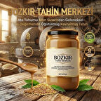 Bozkır Tahin Merkezi Yerli Ata Tohumu Altın Susam Su Değirmeni Tahini Kavrulmuş 600 gr (vegan)