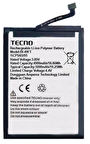 Tecno Spark 8C Uyumlu Batarya Pil Sıfır Orijinal