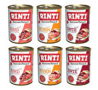 Rinti 3 Çeşit Karma Köpek Konservesi 400 Gr. X 6 Adet