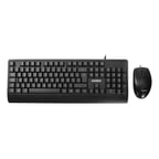 USB KABLOLU KLAVYE - MOUSE SET Q KLAVYE 3D - 1200DPI MOUSE (5477)