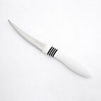 Tramontina Lazer Kesim Plastik Saplı Sebze Bıçağı Seti 12'li Beyaz 