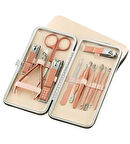 Profesyonel Çantalı Paslanmaz Çelik Manikür&pedikür Tırnak Seti 12 Parça model:1