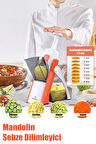 🥕MANDOLİN SEBZE DİLİMLEYİCİ