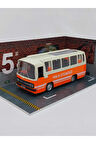 1/27 Ölçek Nostalji Halk Otobüsü Sesli Ve Işıklı (turuncu)