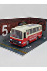 1/27 Ölçek Nostalji Halk Otobüsü Sesli Ve Işıklı (kırmızı)