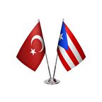Porto Rico İkili Masa Bayrağı