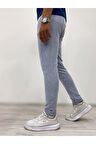 Çizgili Slim Fit Pantolon
