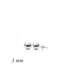 925 Ayar Gümüş Top Küpe - 3 mm EA1160222 (944944)