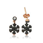 925 Ayar Gümüş Kar Tanesi Küpe EA0710010 (944944)