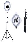 Linkage Ring Fill Light Led Selfie Halka Işık 8w 5500k Tripod Akıllı Telefon Youtuber Stand 2 Metre Ayakli