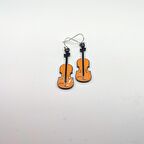 TEDZ COLLECTİON Viyola Pin Küpe