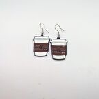 TEDZ COLLECTİON Coffee Pin Küpe