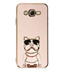 Smcase Samsung Galaxy J7 2015 Kılıf Standlı Kamera Korumalı Bulldog Silikon