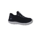 Bewild 434 Unisex Siyah Çorap Model File Hafif Taban Loafer Büyük Numara Spor Ayakkabı 45 46 47 48