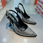 Trendyshose 06177 Taşlı Topuk Kadın Ayakkabı