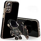 Smcase Xiaomi Redmi Note 11 Pro Kılıf Standlı Kamera Korumalı Astronot Silikon