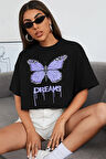 Uyguntarz Unisex Dream Butterfly Tasarım Tshirt