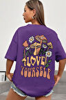Uyguntarz Unisex Love Yourself Baskılı T-shirt