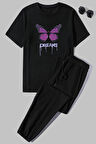 Uyguntarz Unisex Dream Butterfly 2'li Eşofman Takımı