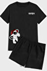 Uyguntarz Nasa Baskı Şort Takım