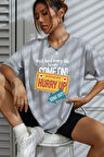 Uyguntarz Unisex Hurry Up Tasarım Tshirt