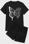 Drawing Butterflies Baskı Şort Takım