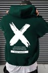 Unisex Sometimes X Baskılı Sweatshirt