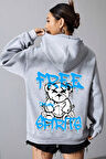 Uyguntarz Free Grafiti Sırt Baskılı Sweatshirt