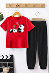 Uyguntarz Çocuk Sleep Panda Alt - Üst Eşofman Takımı